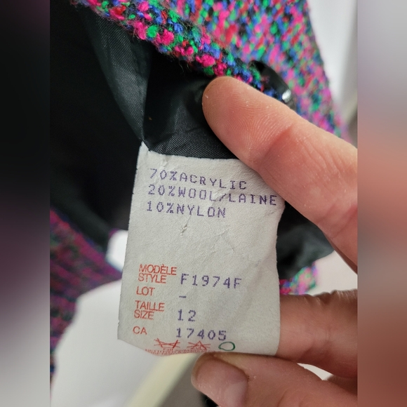 Conrad C Collection Vintage Tweed Blazer - Picture 4 of 5